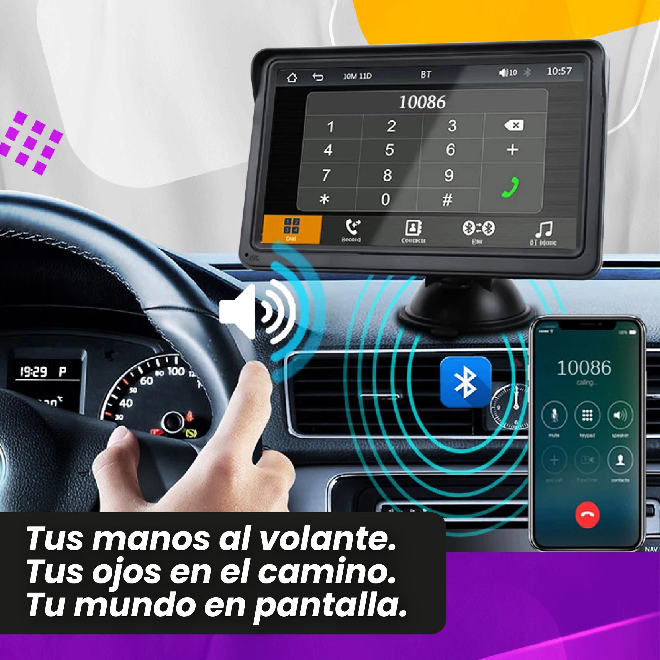 CARPRO - PANTALLA INTELIGENTE PARA TU CARRO